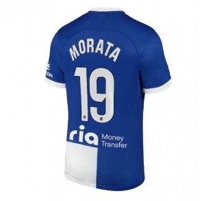 Atletico Madrid Alvaro Morata #19 Udebanetrøje 2023-24 Kort ærmer